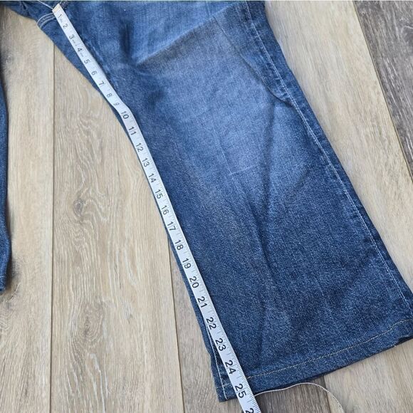 American Eagle Relaxed Straight Men's Denim Jeans Hemmed Short 40 X 25.5" - Picture 4 of 11